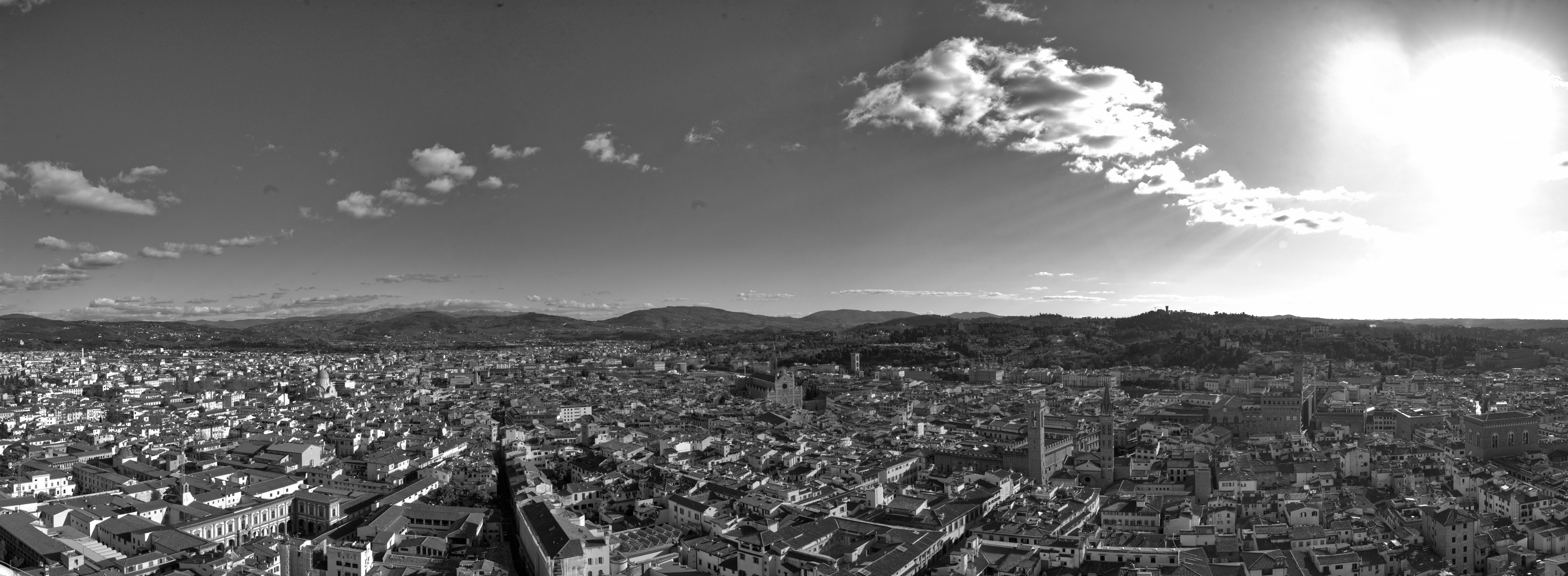 Duomo Pano B&W
